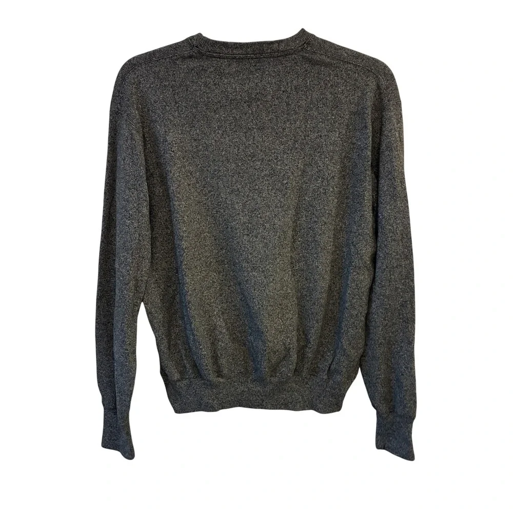Polo Ralph Lauren Sweater Mens Medium Gray Cotton Crewneck Pony Logo